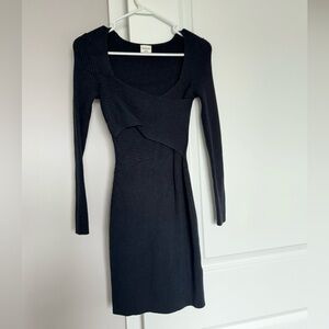Abercrombie & Fitch black sweater dress